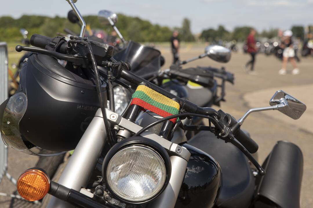 "Bike Show Kaunas" baikerių kolona