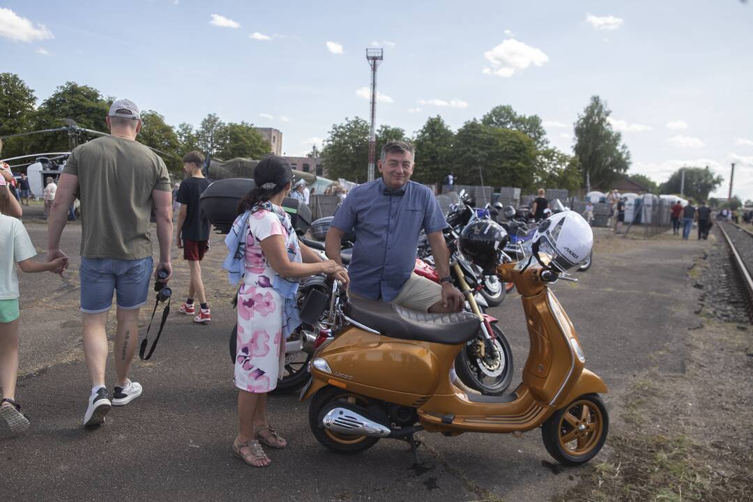 "Bike Show Kaunas" baikerių kolona