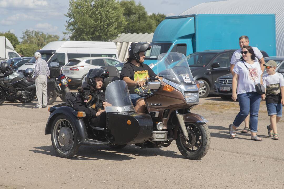 "Bike Show Kaunas" baikerių kolona