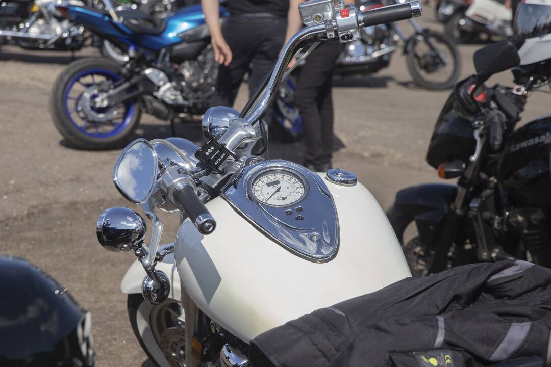 "Bike Show Kaunas" baikerių kolona