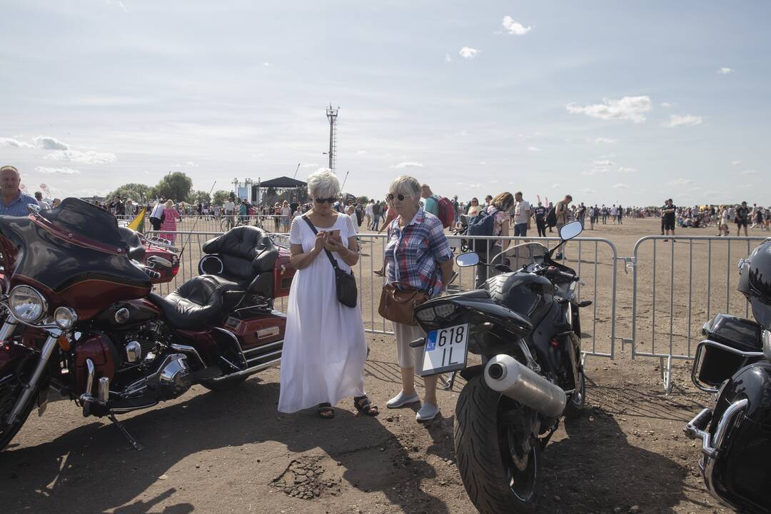 "Bike Show Kaunas" baikerių kolona