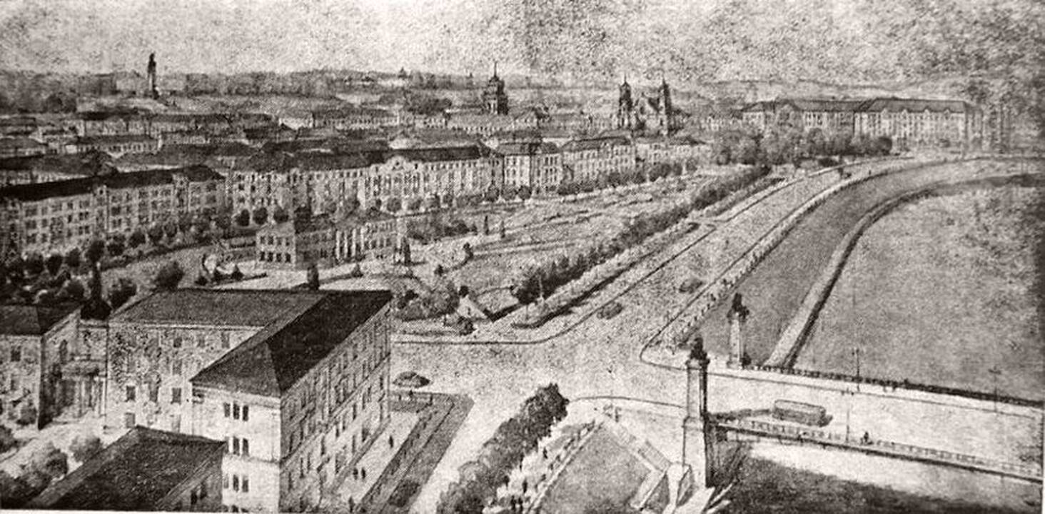 Konstitucijos pr. ir Kalvarijų gatvė, Vilnius 1977 metai