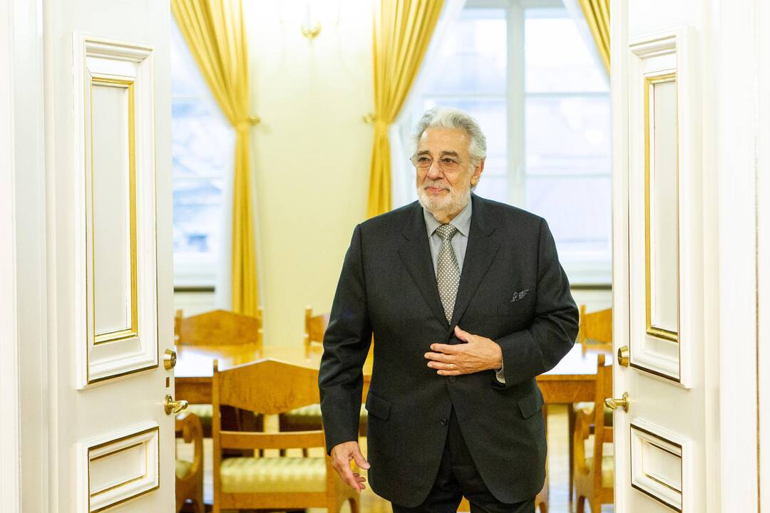 Operos žvaigždė P. Domingo – Prezidentūroje