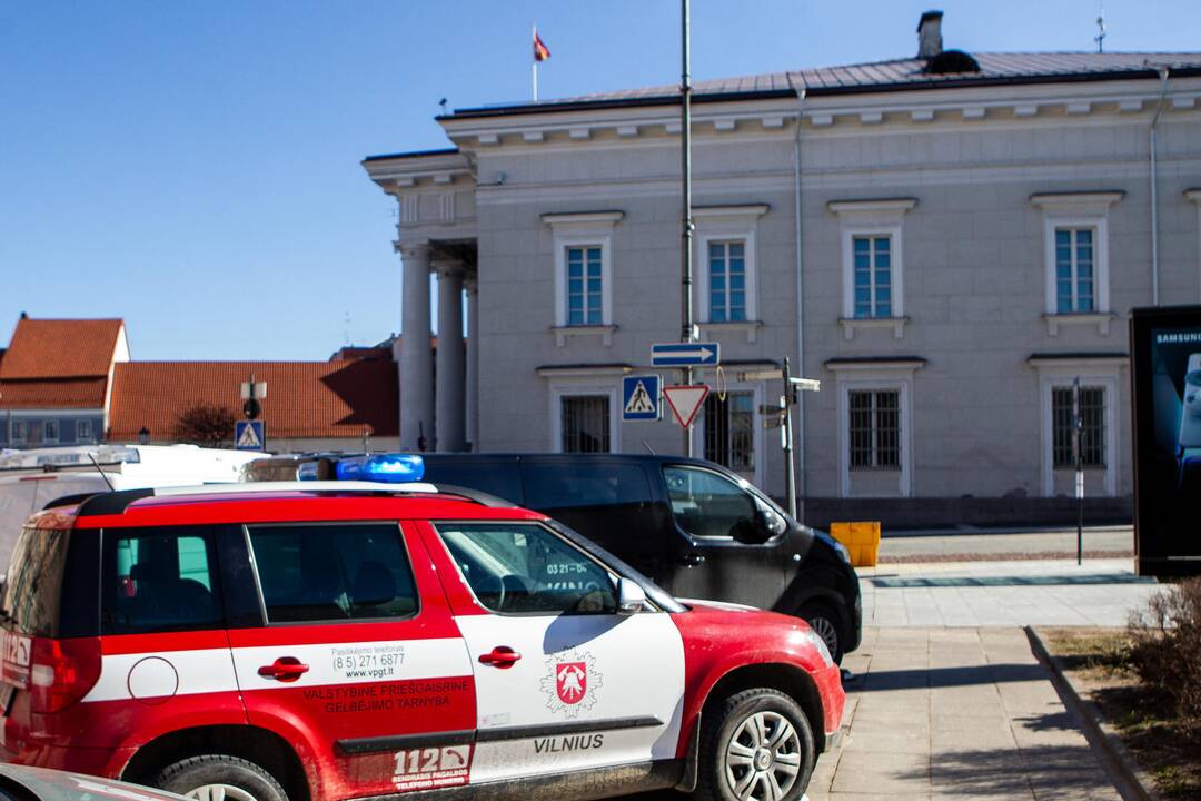 Gaisras Vilniaus rotušėje