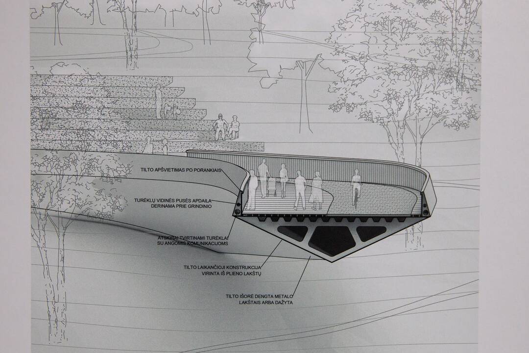 Paskelbti pėsčiųjų tilto per Nerį konkurso laimėtojai