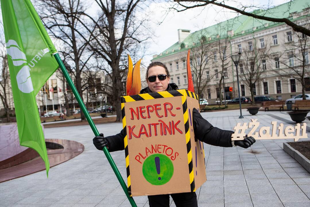 Pasaulinio jaunimo klimato streikas Vilniuje