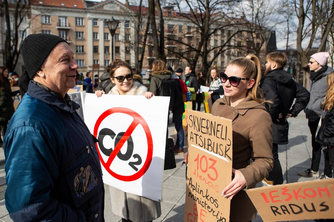 Pasaulinio jaunimo klimato streikas Vilniuje