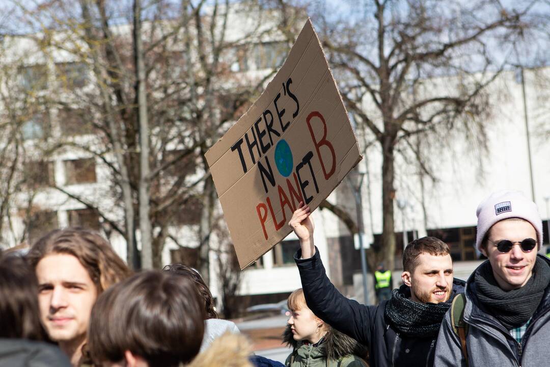 Pasaulinio jaunimo klimato streikas Vilniuje