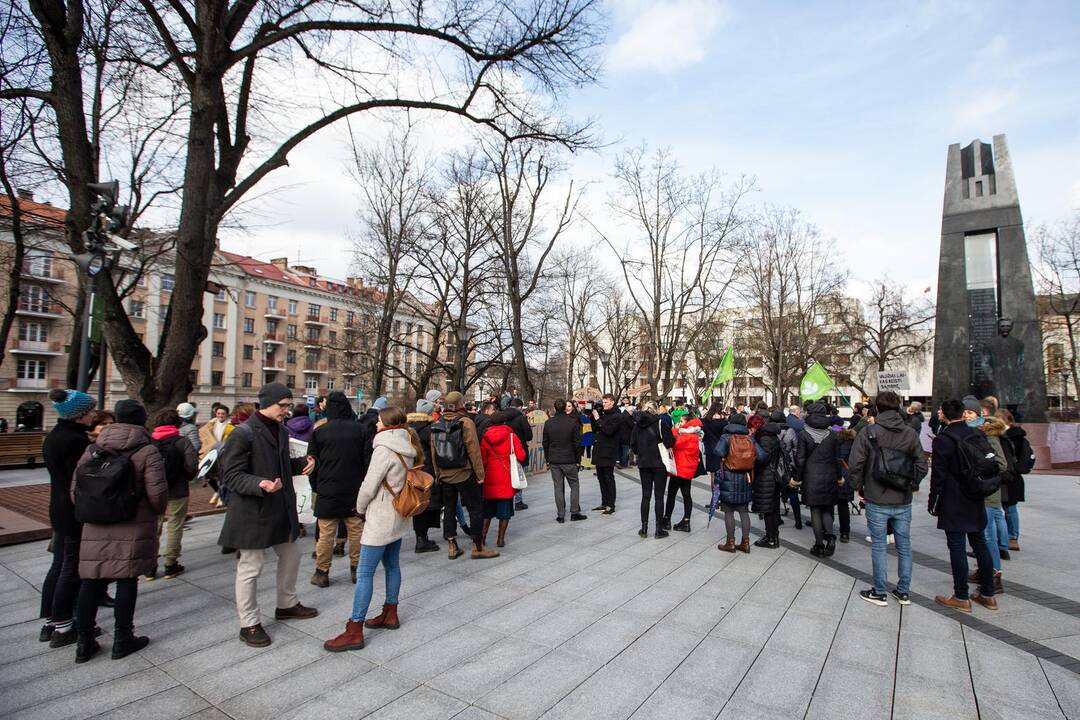 Pasaulinio jaunimo klimato streikas Vilniuje