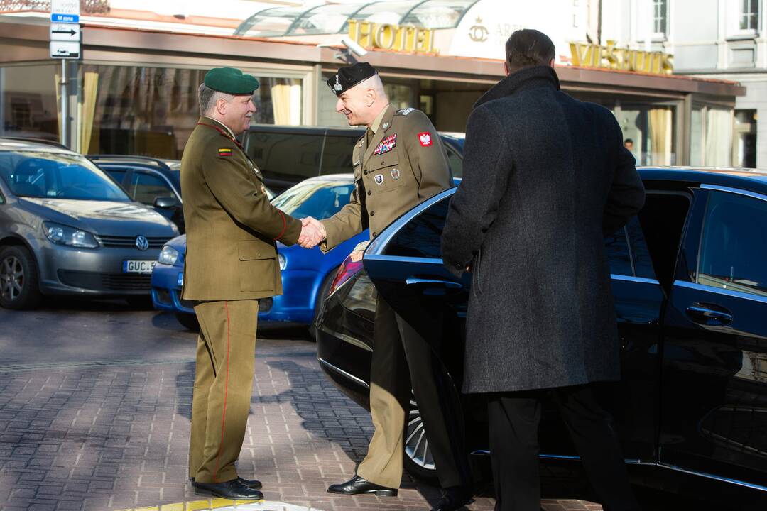 Į Lietuvą atvyko Lenkijos kariuomenės vadas