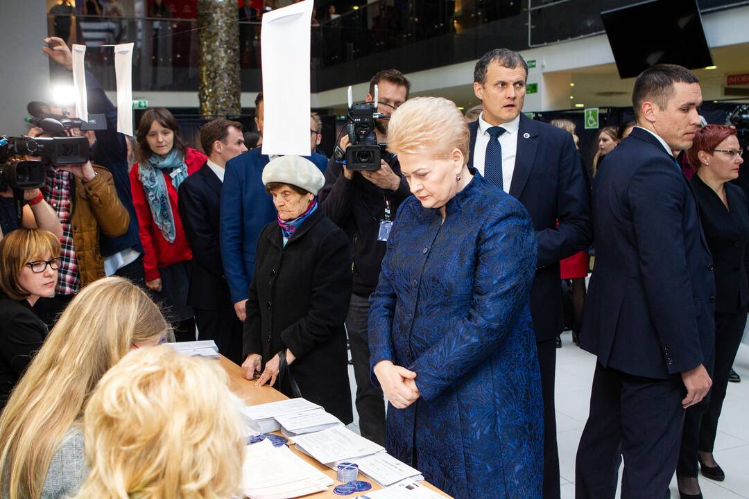 D. Grybauskaitė iš anksto balsavo prezidento rinkimuose