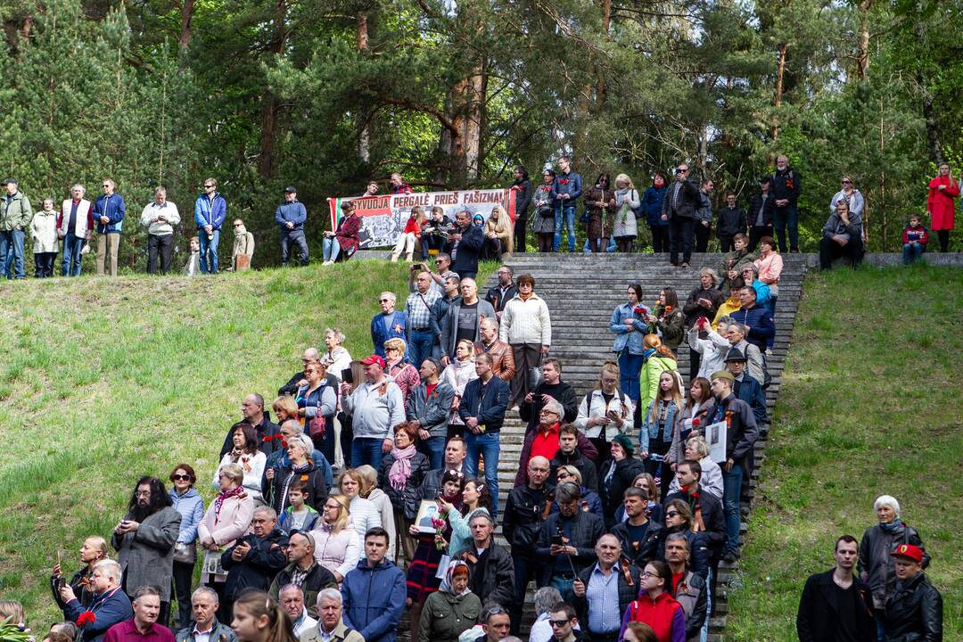 Gegužės 9-osios minėjimas Antakalnio kapinėse