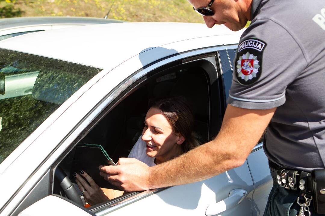 Policijos akcija „Švarus vairuotojas“