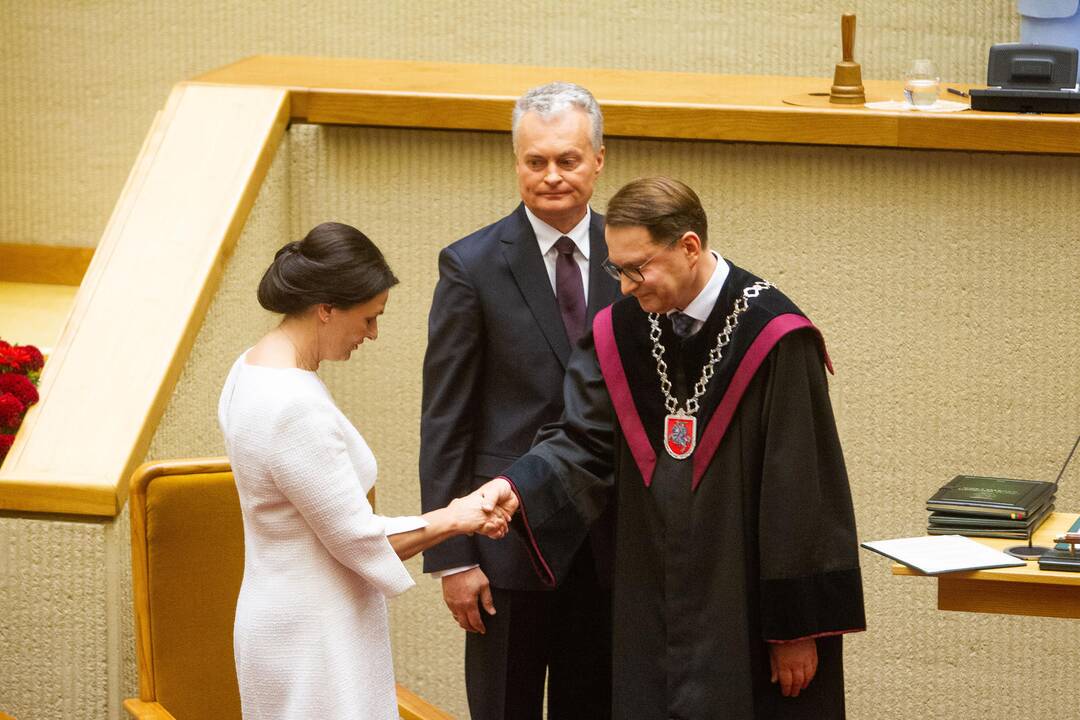 G. Nausėdos priesaikos ceremonija Seime