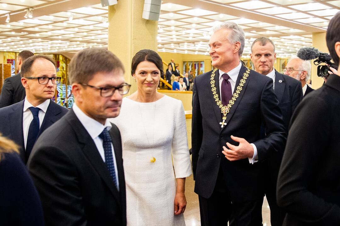 G. Nausėdos priesaikos ceremonija Seime