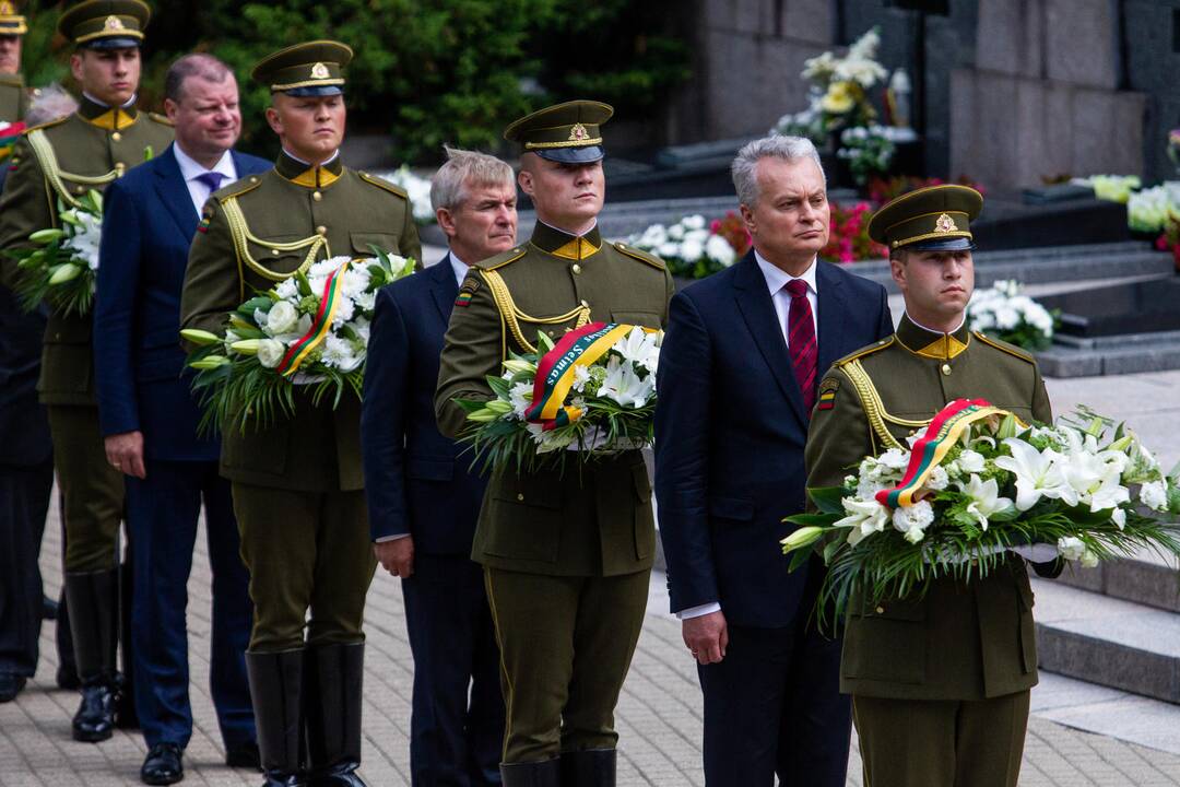 Pagerbtos Medininkų žudynių aukos