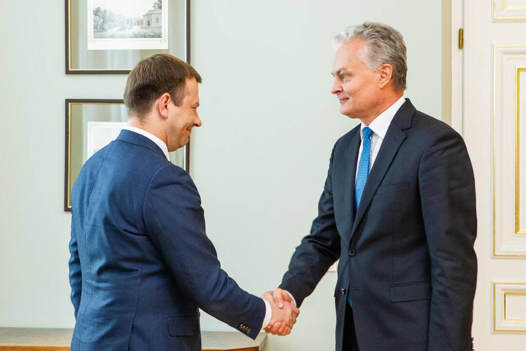 G. Nausėda susitiko su finansų ministru