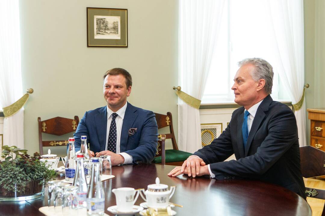 G. Nausėda susitiko su finansų ministru