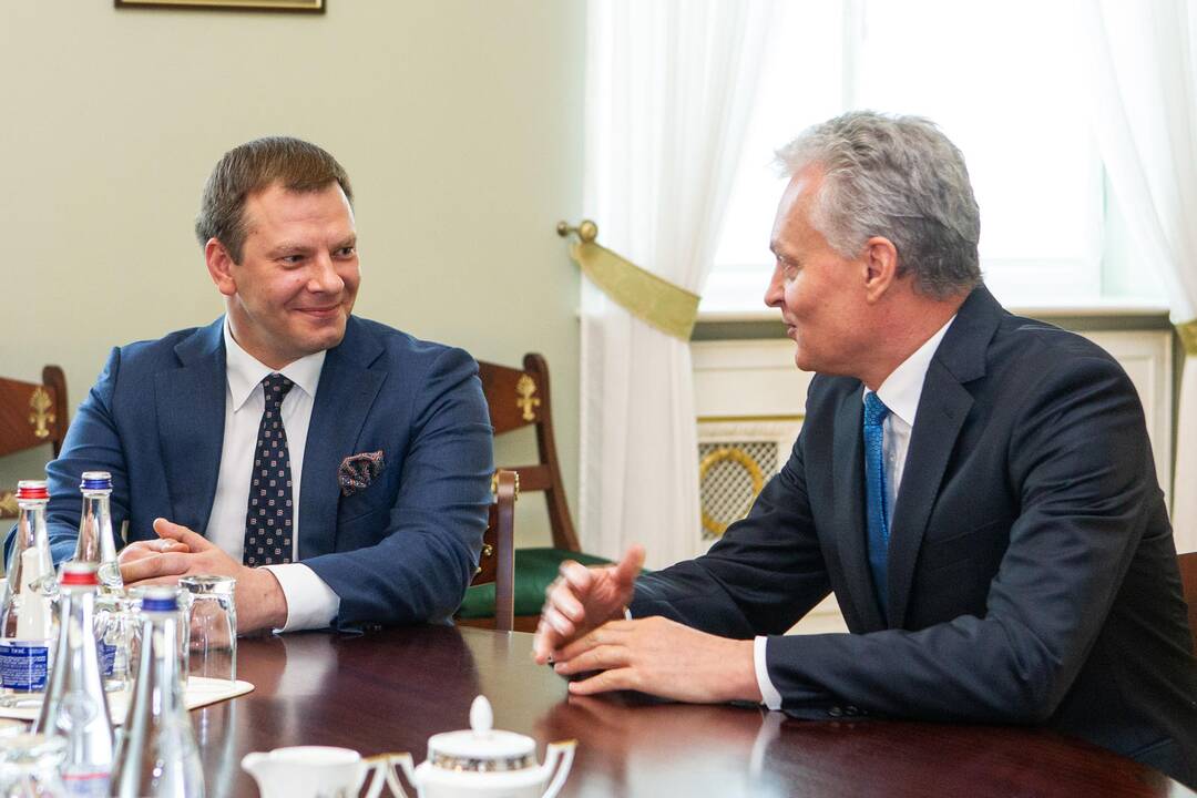 G. Nausėda susitiko su finansų ministru