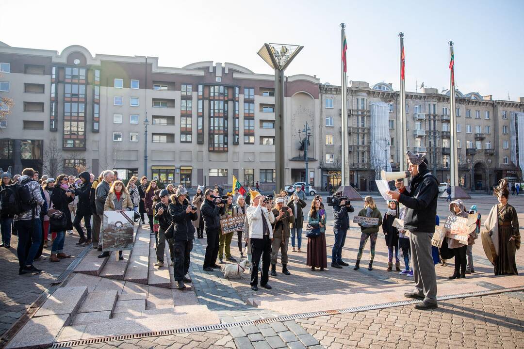 Protesto akcija „Girios ateina į Vilnių“