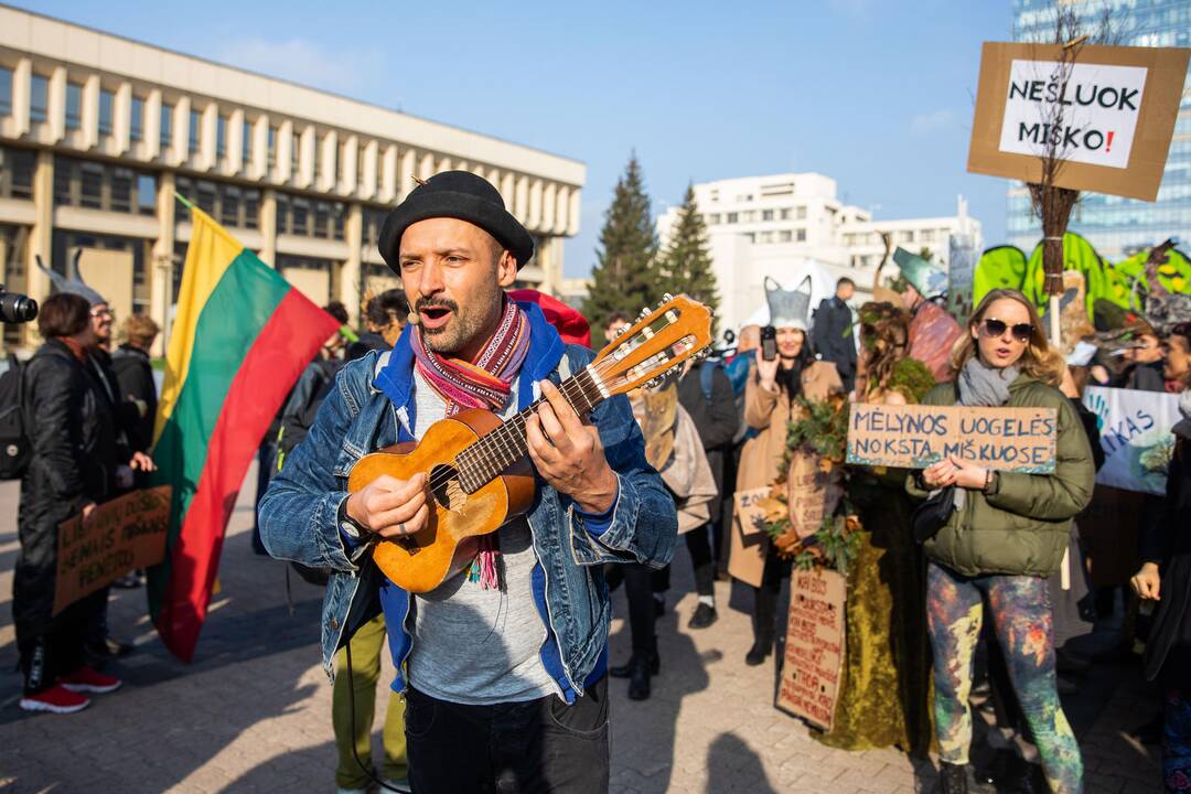 Protesto akcija „Girios ateina į Vilnių“