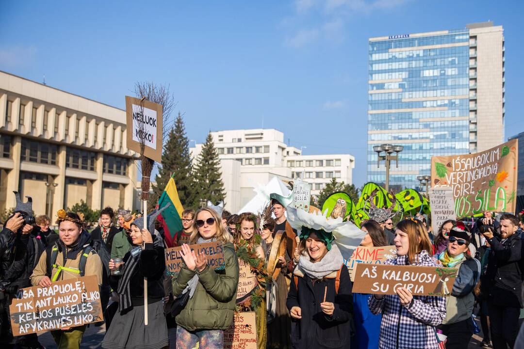 Protesto akcija „Girios ateina į Vilnių“