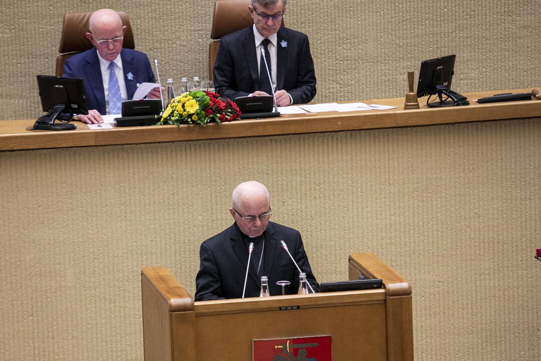 Laisvės gynėjų dienos minėjimas Seime