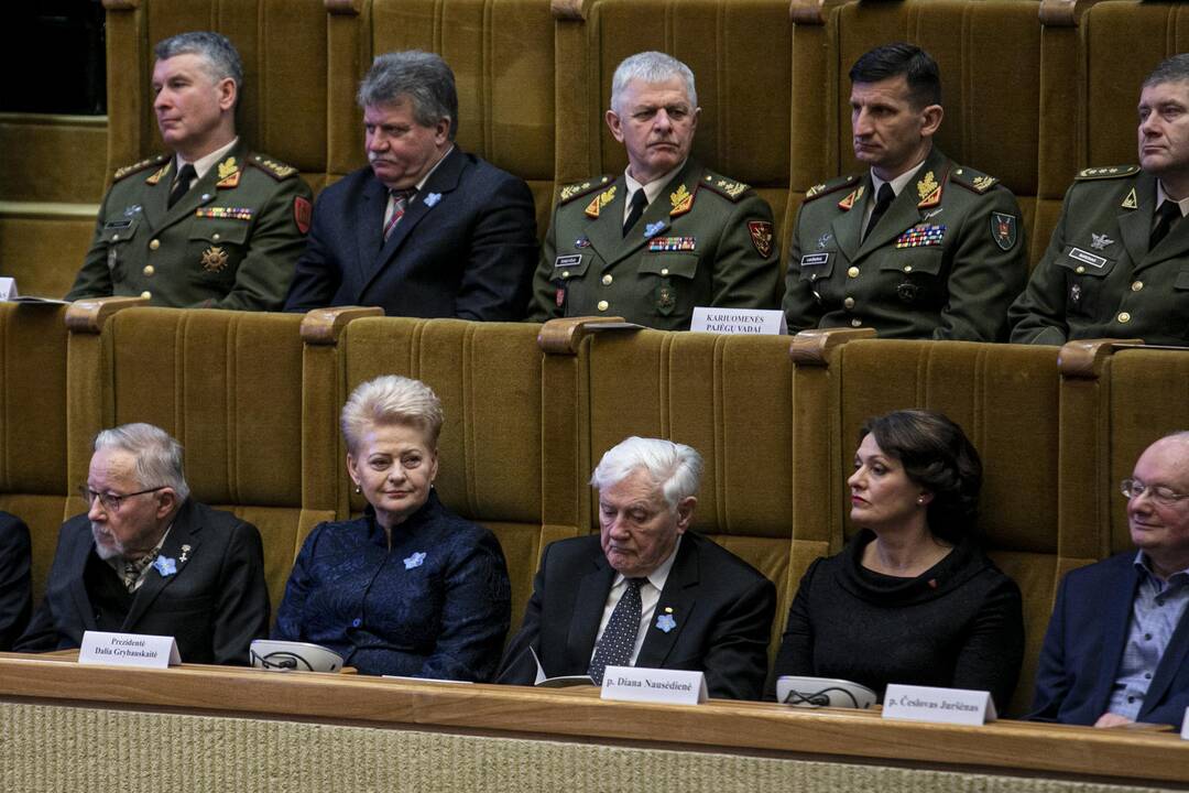 Laisvės gynėjų dienos minėjimas Seime