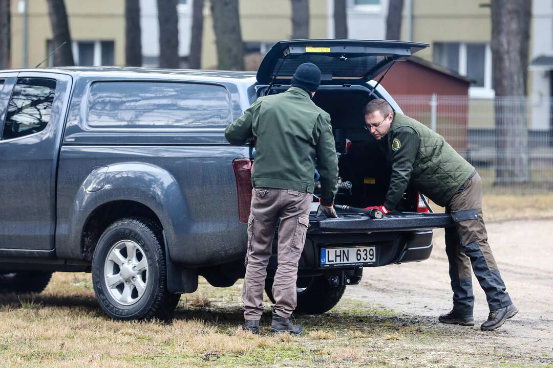 Miškų urėdija pirko automobilių gaisrams gesinti