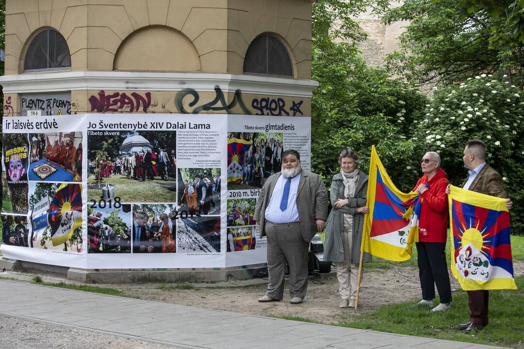 Tibeto skvero Užupyje 10-mečio minėjimas