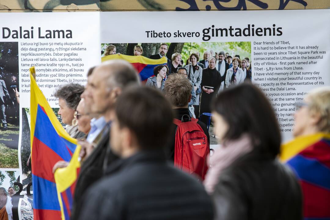 Tibeto skvero Užupyje 10-mečio minėjimas