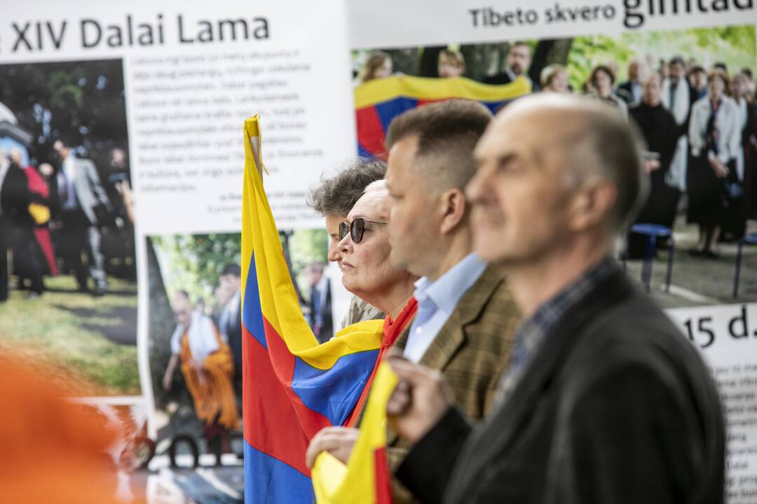 Tibeto skvero Užupyje 10-mečio minėjimas