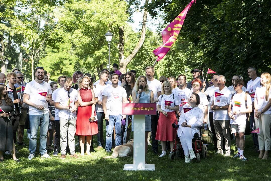 Laisvės partija pristatė rinkimų programą