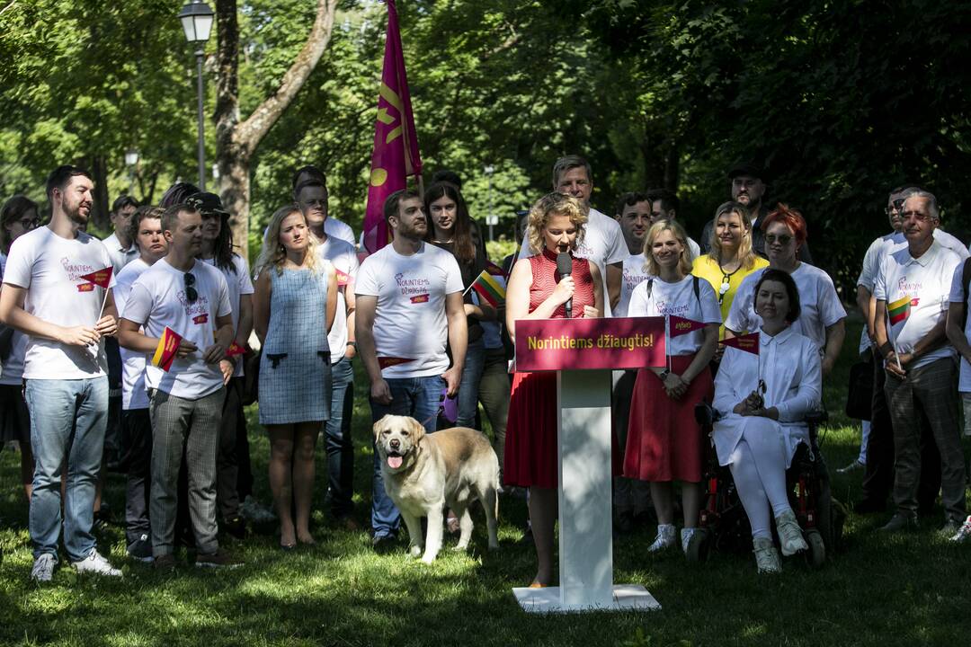 Laisvės partija pristatė rinkimų programą