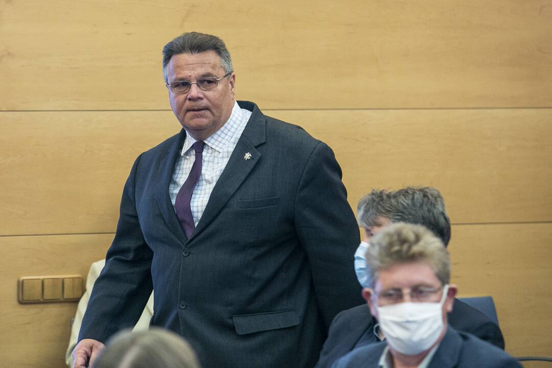 L. Linkevičiaus spaudos konferencija