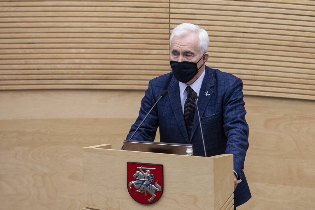 Seimo posėdis dėl premjero kandidatūros
