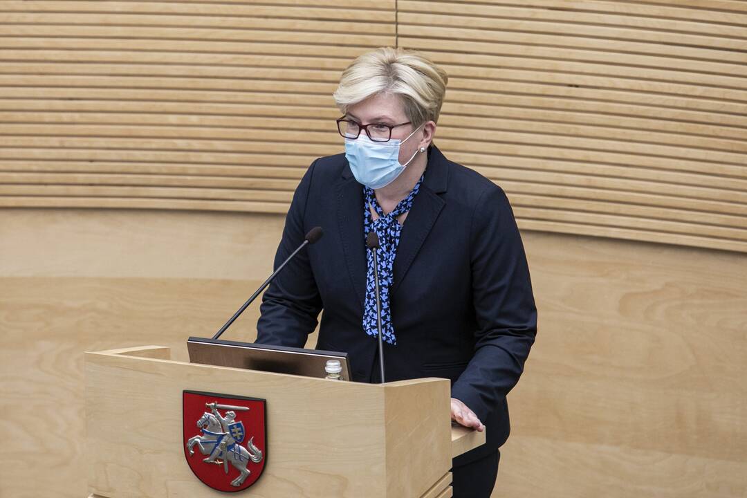 Seimo posėdis dėl premjero kandidatūros