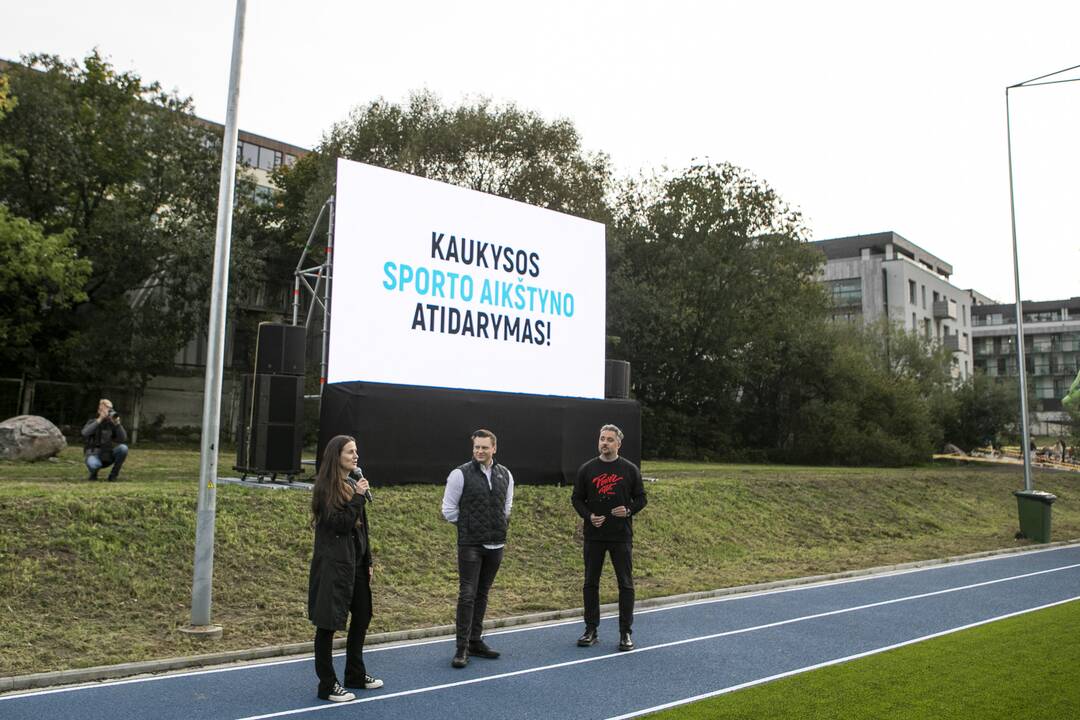 Kaukysos sporto aikštyno atidarymas