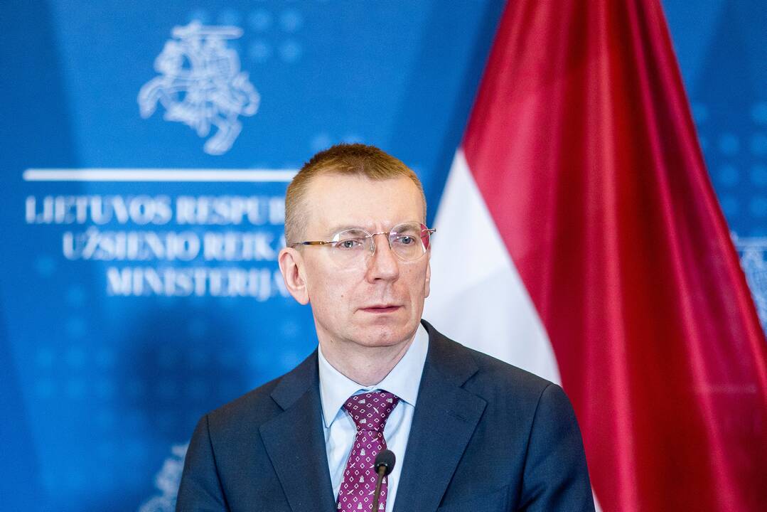 Latvijos užsienio reikalų ministras Edgaras Rinkevičius