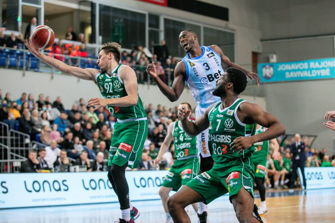 LKL: Jonavos „CBet“ – Kauno „Žalgiris“ 100:97