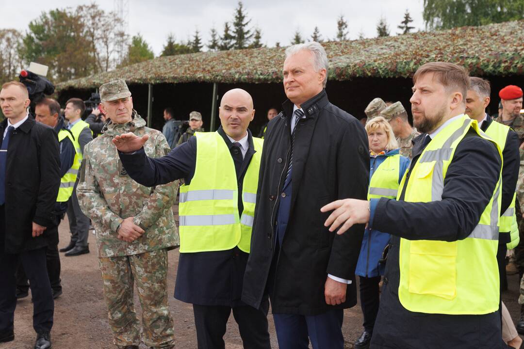 JAV kariai ir karinė technika atvyko į Lietuvą