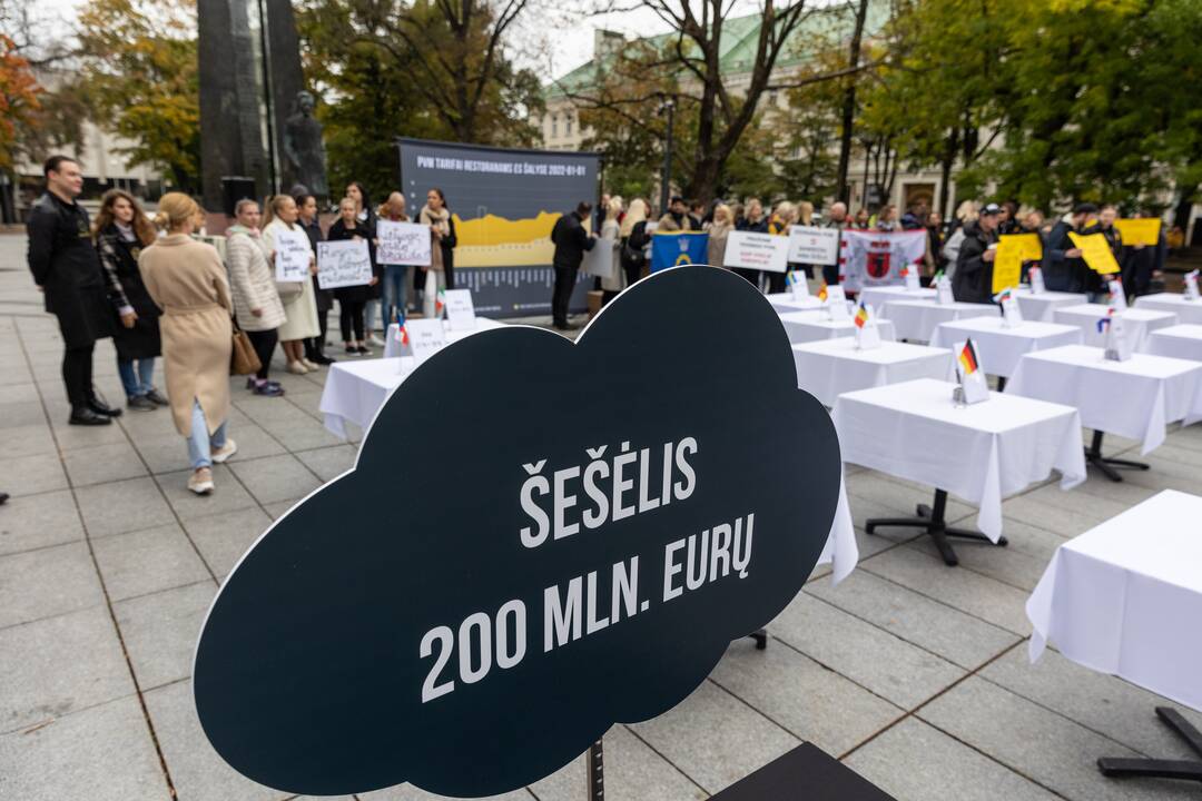 Lietuvos viešbučių ir restoranų asociacijos protestas