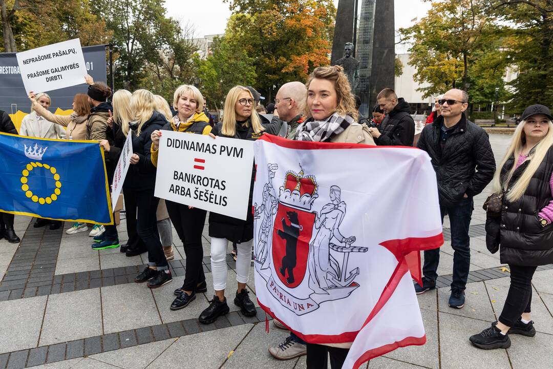 Lietuvos viešbučių ir restoranų asociacijos protestas