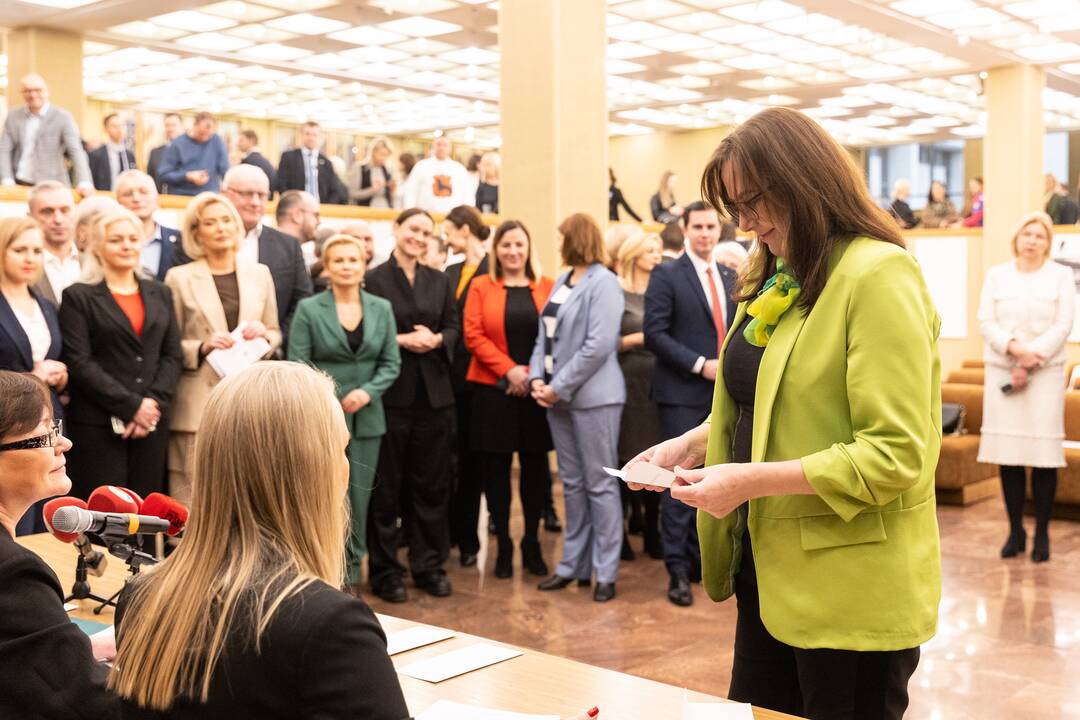 Partijos išsitraukė rinkimų numerius