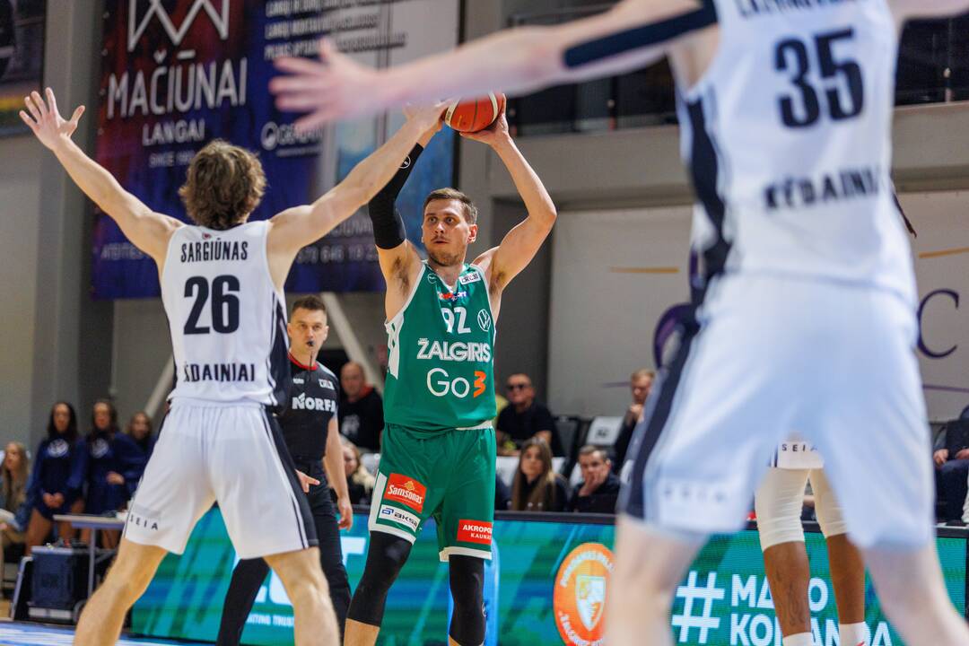 LKL rungtynės: Kauno „Žalgiris“ – Kėdainių „Nevėžis“