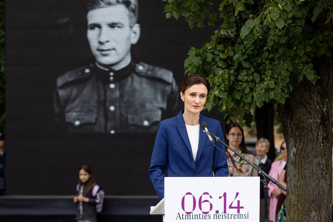 Okupacijos, genocido ir sovietmečio represijų aukų pagerbimo ceremonija