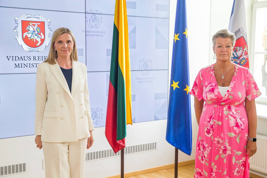A. Bilotaitė sako iš EK narės nesulaukusi raginimų keisti įstatymus dėl migrantų apgręžimo