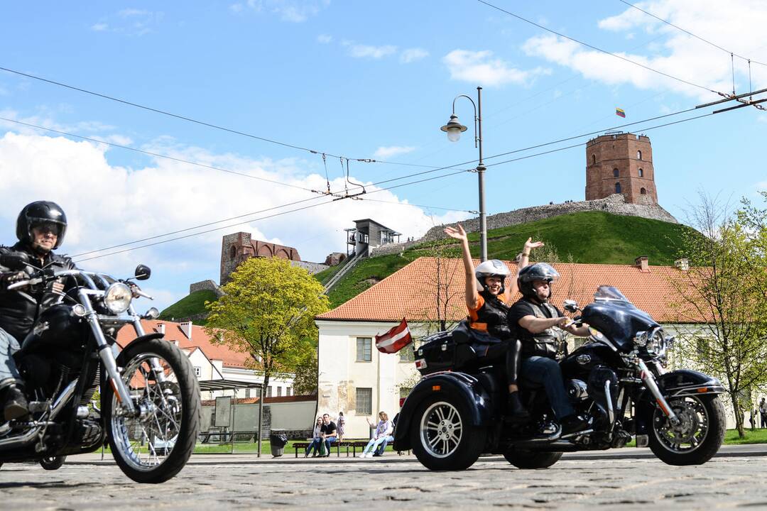 Per motociklų sezono atidarymo šventę bus laikinų eismo ribojimų