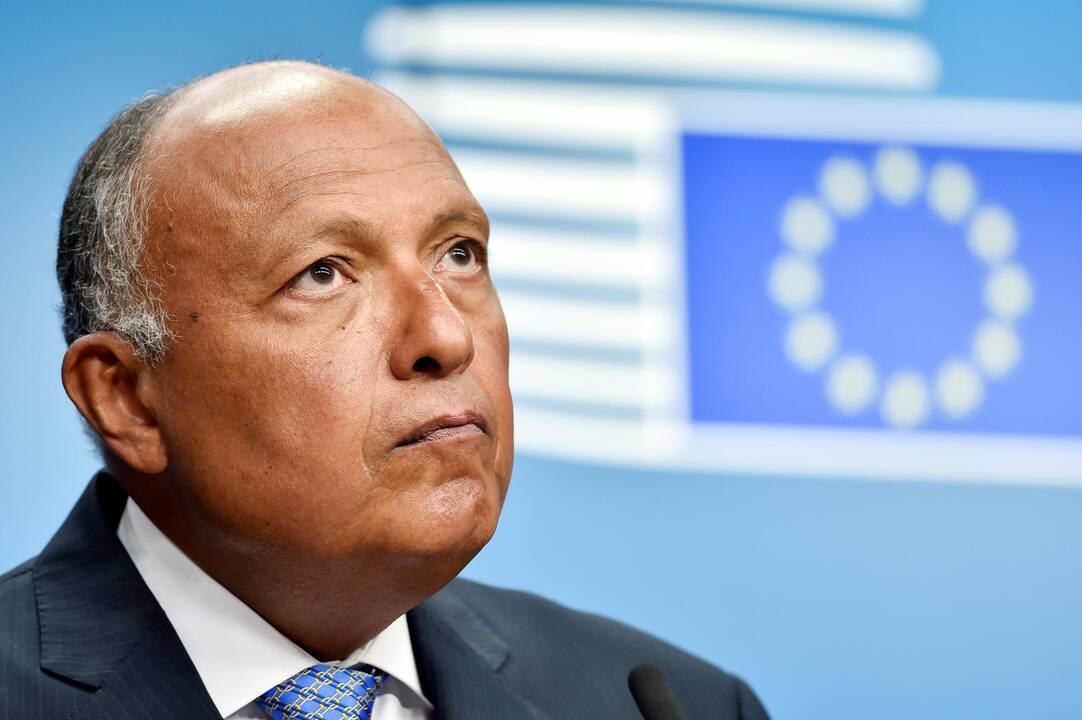 Egipto užsienio reikalų ministras Samehas Shoukry