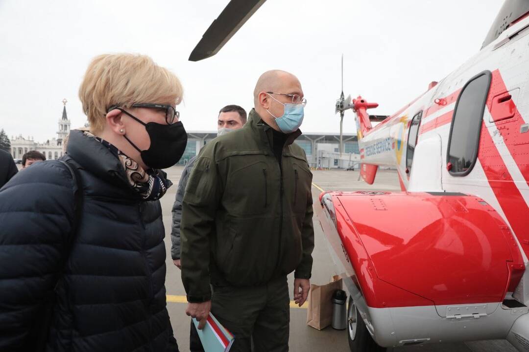 I. Šimonytė atvyko į Luhansko sritį